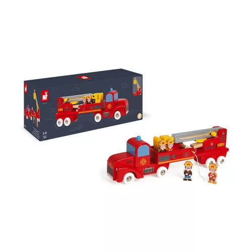 Janod Story Giant Firefighters Truck