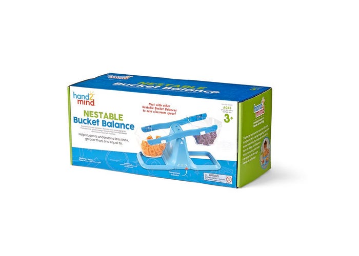 Learning Resources Nestable Bucket Balance, Single