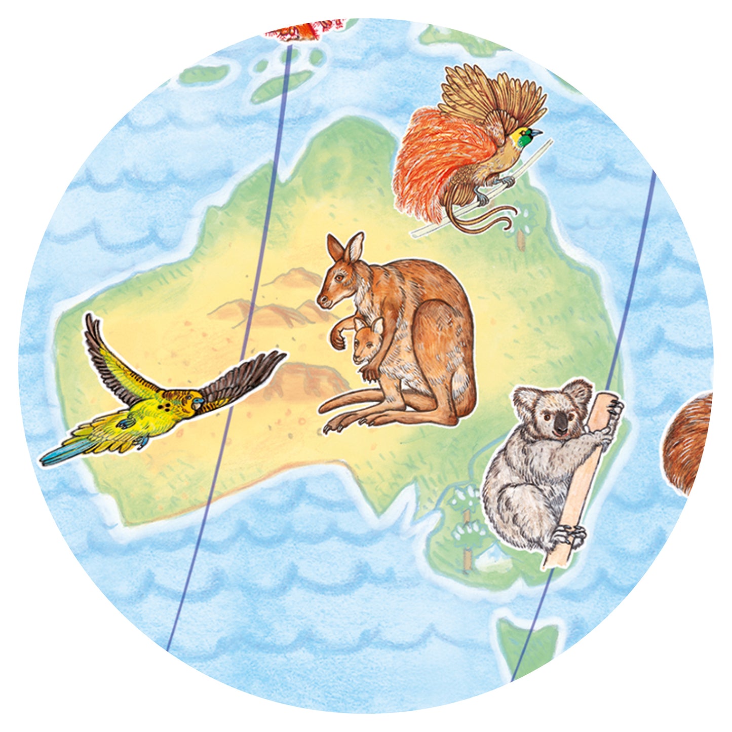 Djeco World’s Animals 100 Pcs Observation Puzzle