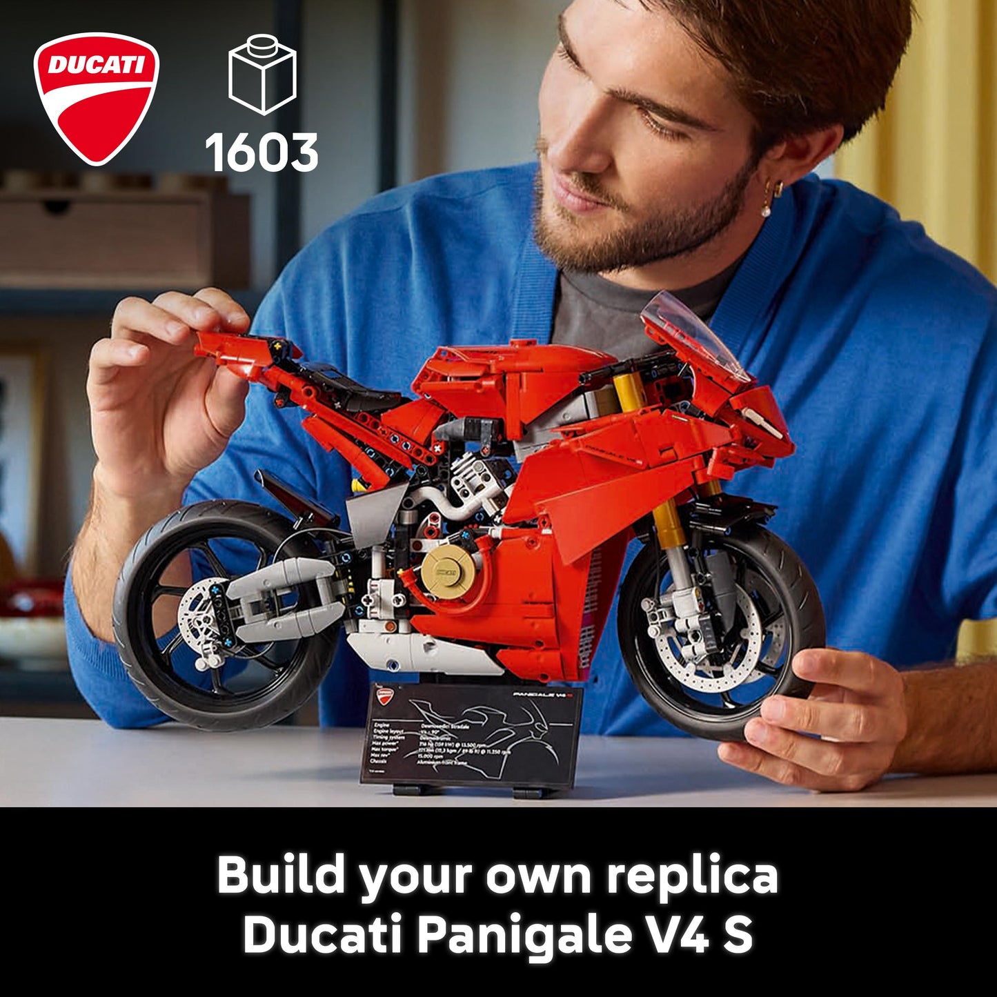 Lego Technic 42202 Ducati Panigale V4 S Motorcycle