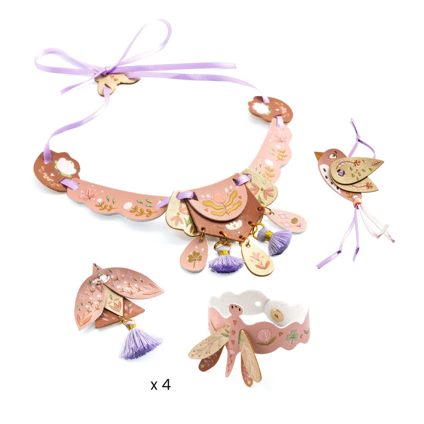 Djeco DIY Jewellery Set To Create Miss Rosefinch Create