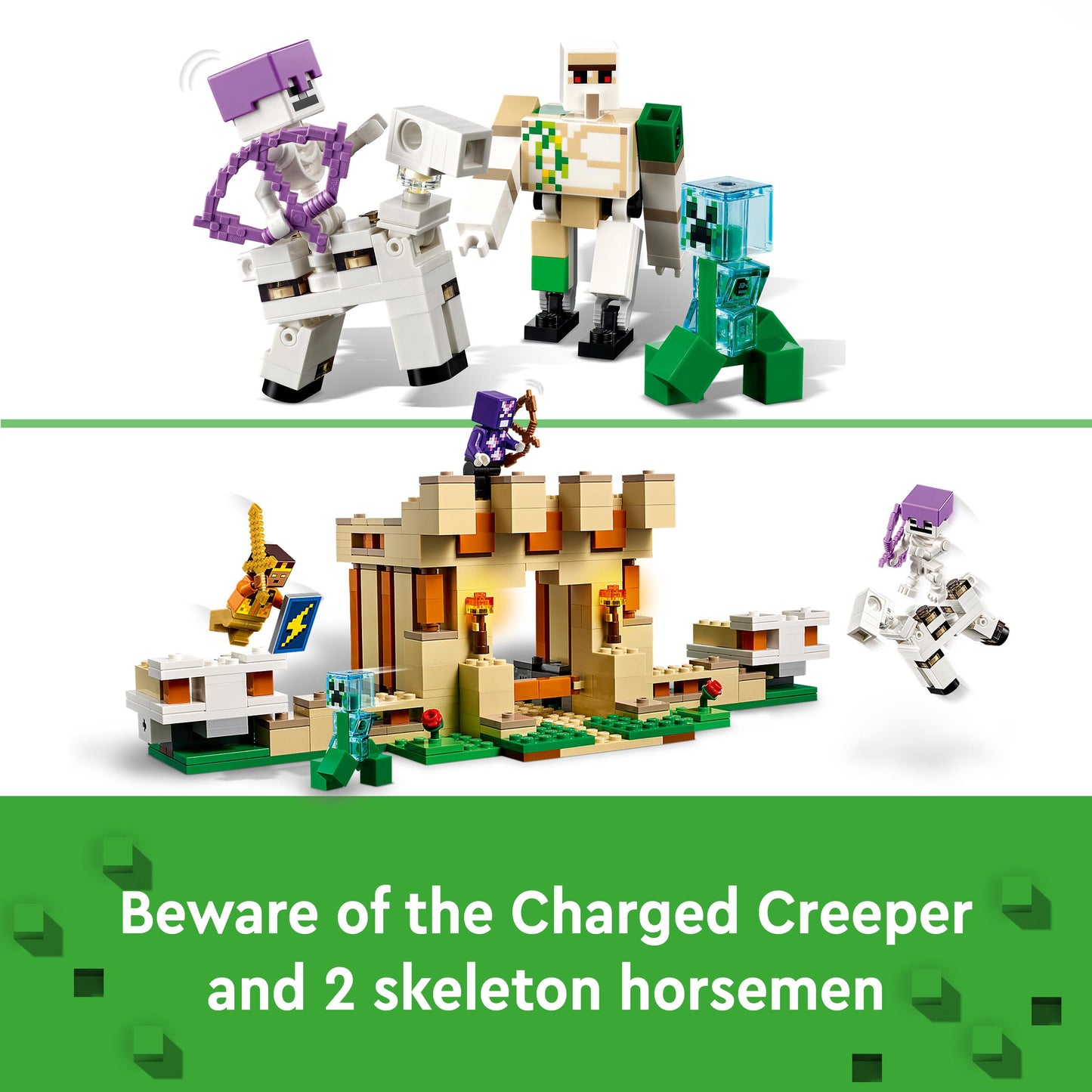 Lego Minecraft 21250 The Iron Golem Fortress (F)