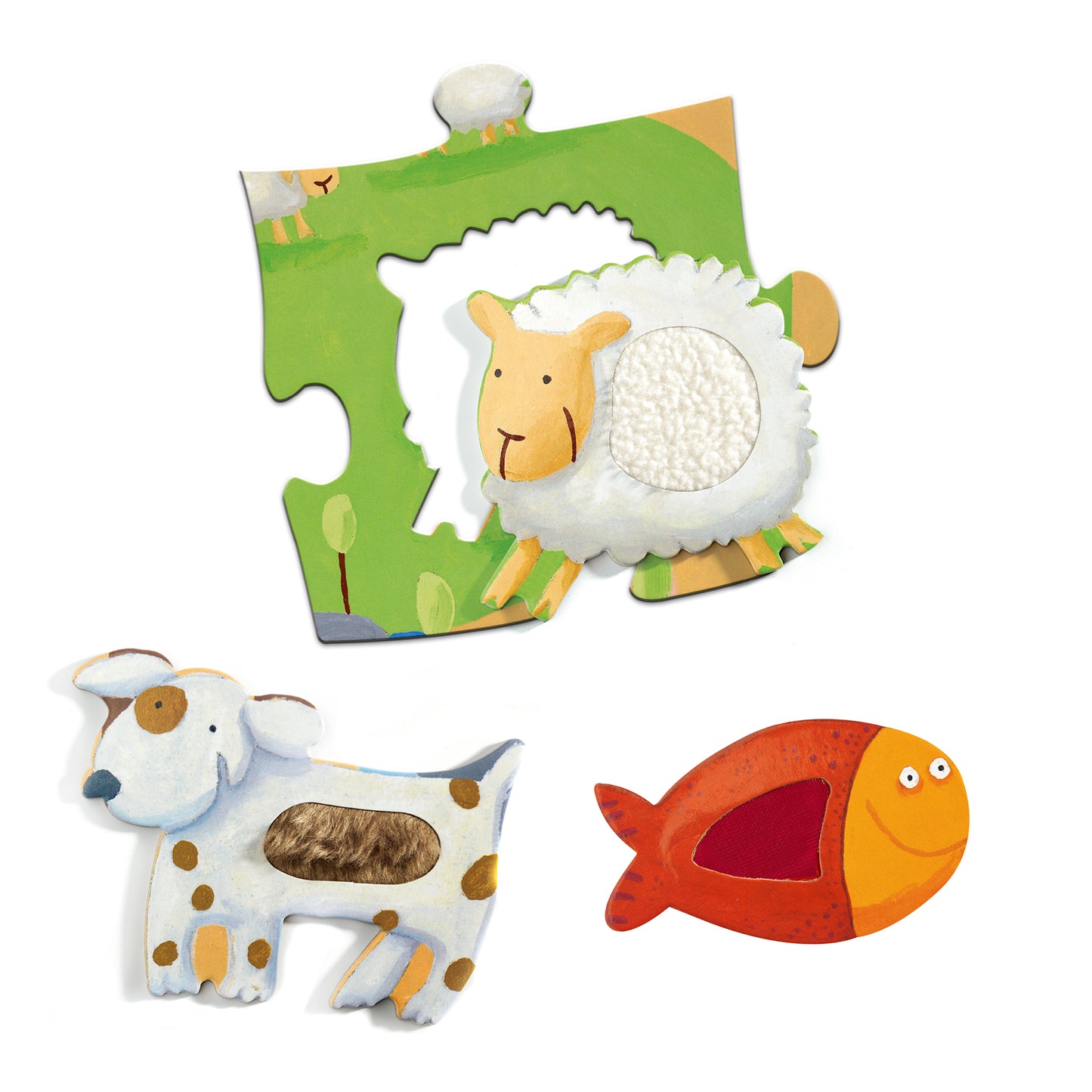 Djeco Tactiloferme Tactile 20 Pce Jigsaw