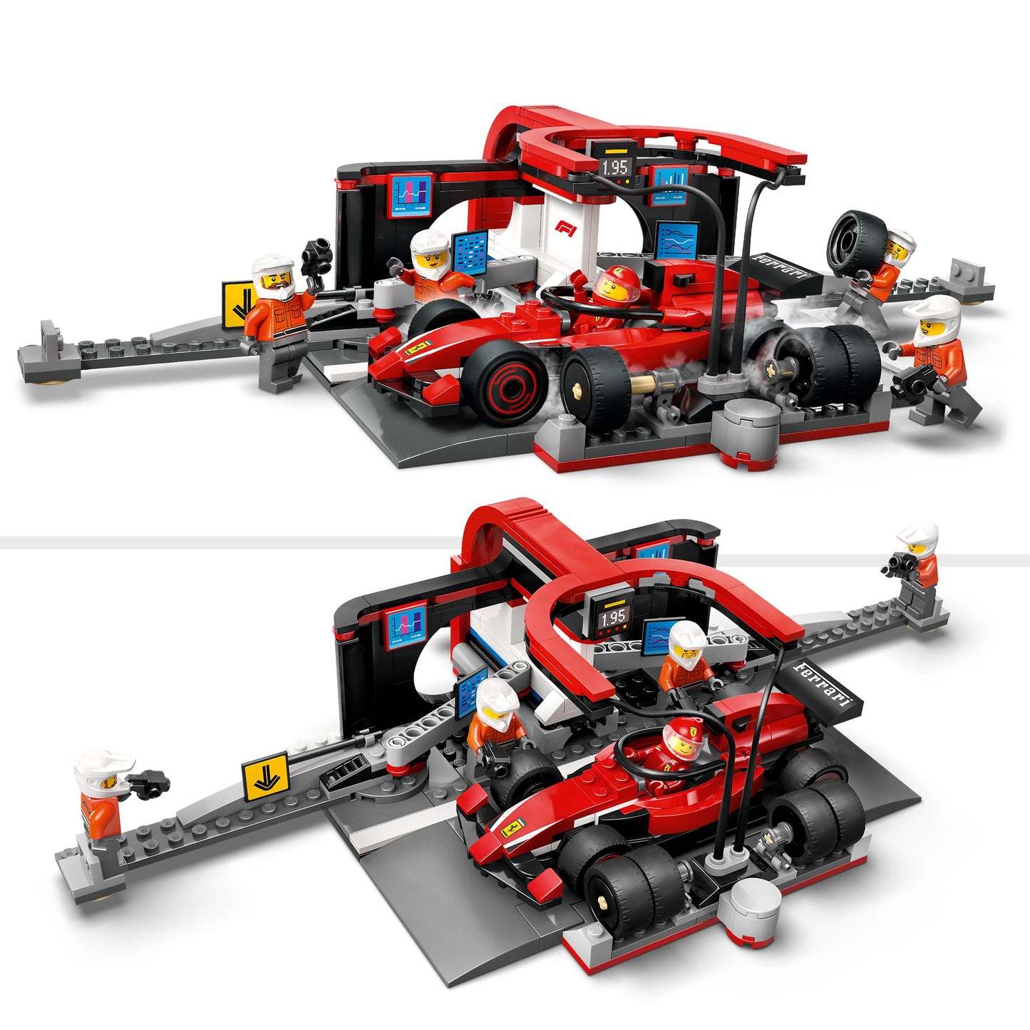 Lego City Formula 1 60443 F1® Pit Stop & Pit Crew with Ferrari Car