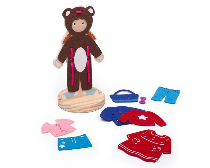BigJigs Lacing Dress-Up Girl