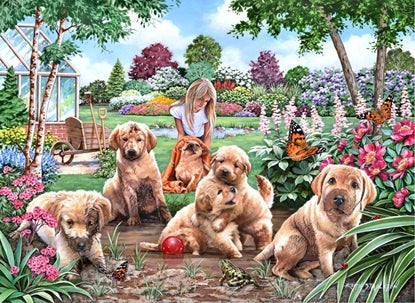 The House Of Puzzles Mucky Pups Big 500 Piece Jigsaw