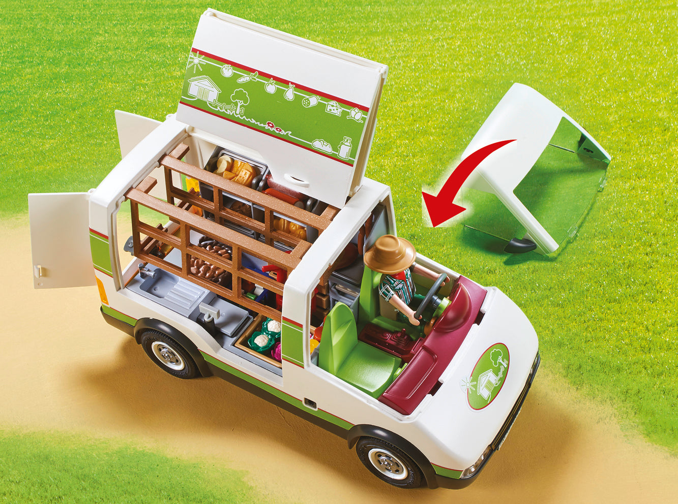 Playmobil 70134 Country Mobile Farmer's Market Van