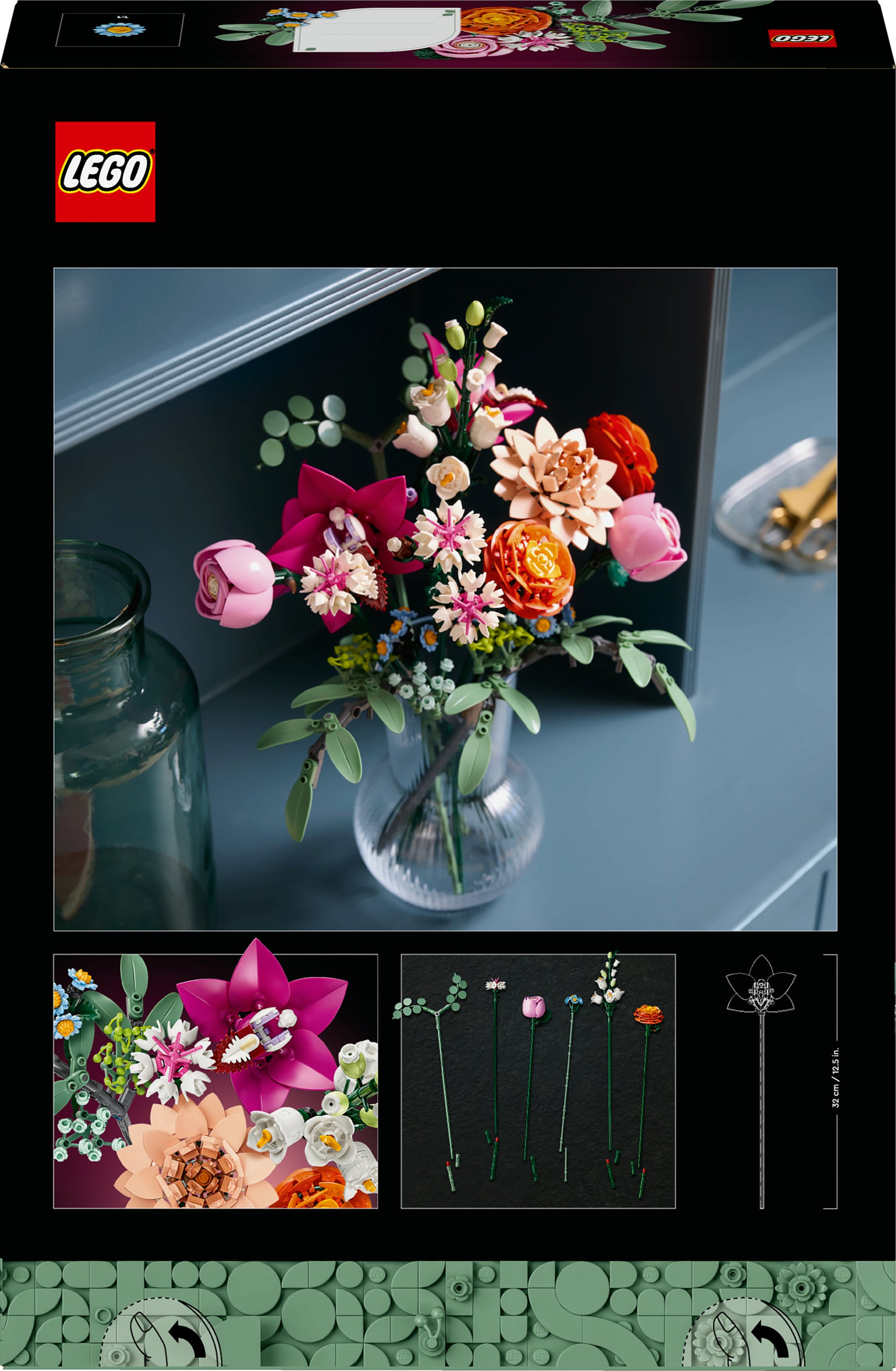 Lego Botanicals 10342 Pretty Pink Flower Bouquet