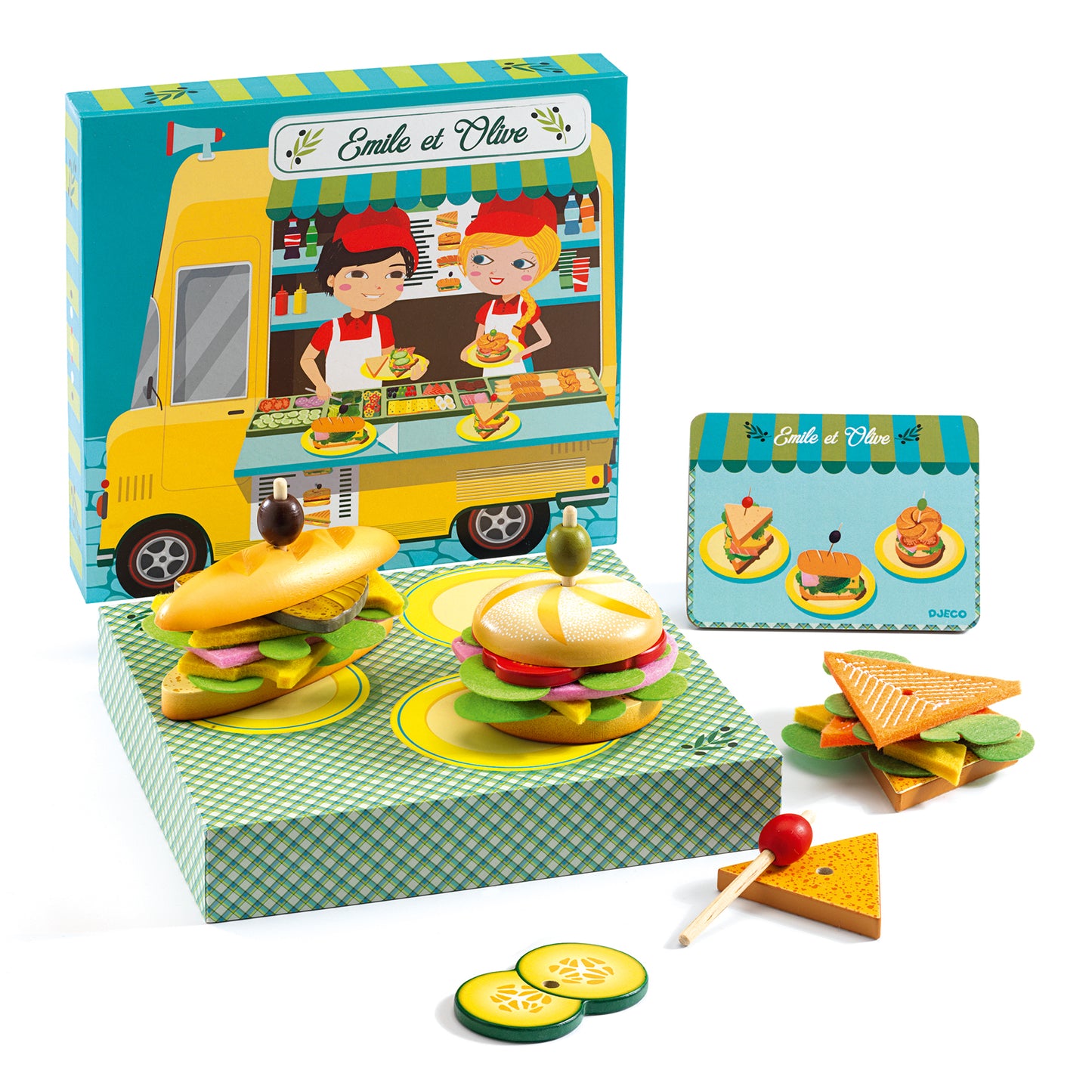 Djeco Emile & Olive Sandwich Set