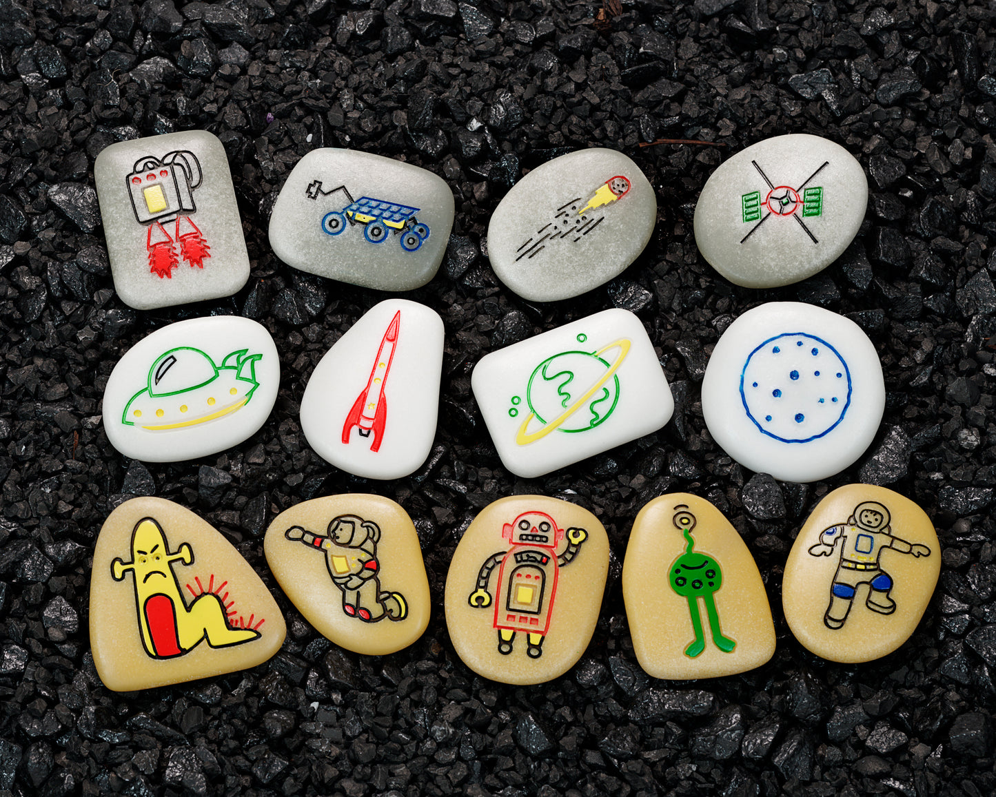 Yellow Door Story Stones - Outer Space