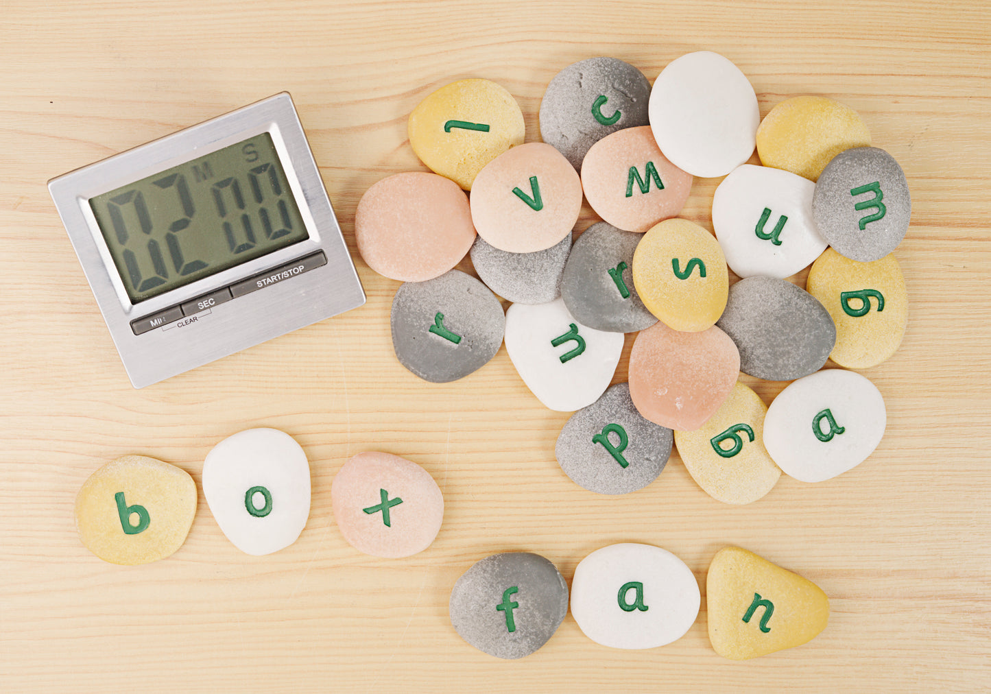Yellow Door Alphabet Pebbles - Word-building Set
