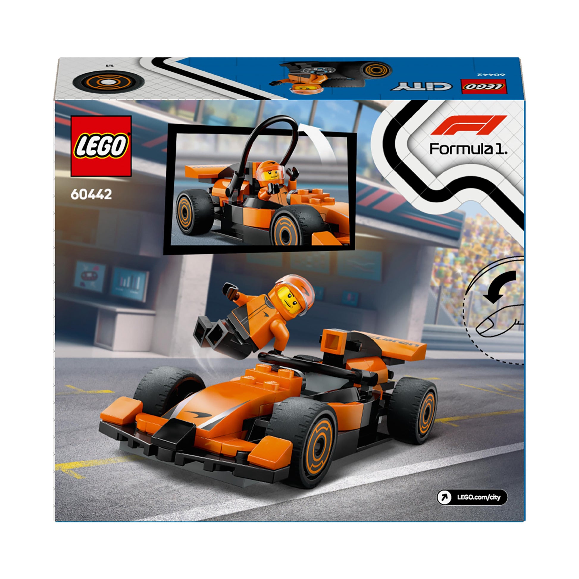 Lego City Formula 1 60442 F1® Driver with McLaren Race Car