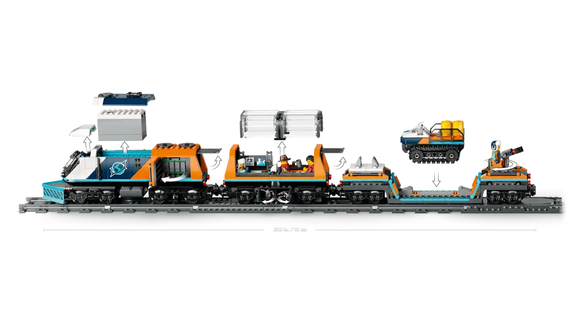 Lego City Trains 60470 Explorers' Arctic Polar Express Train