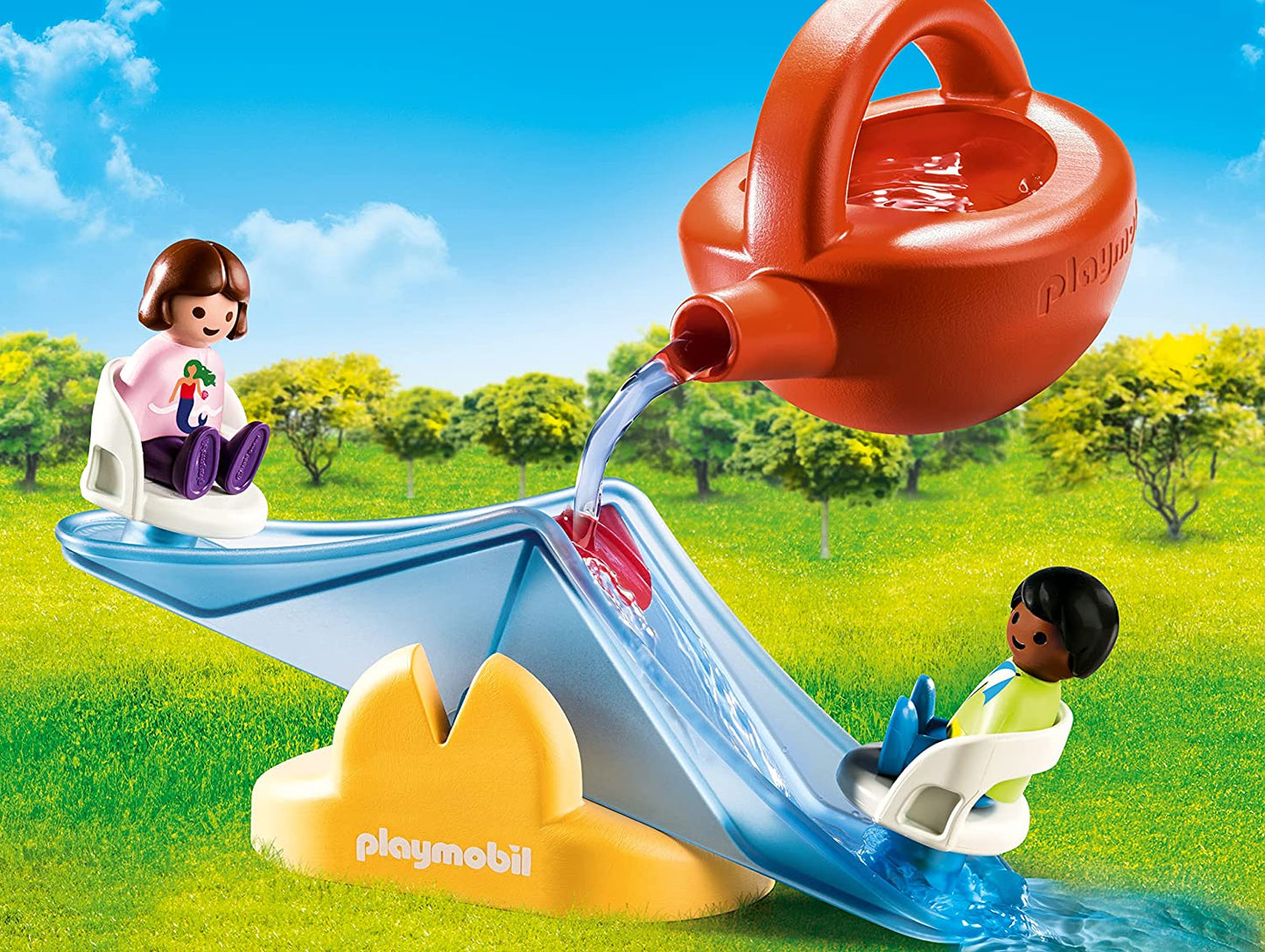 Playmobil 1.2.3 AQUA 70269 Water Seesaw with Watering Can