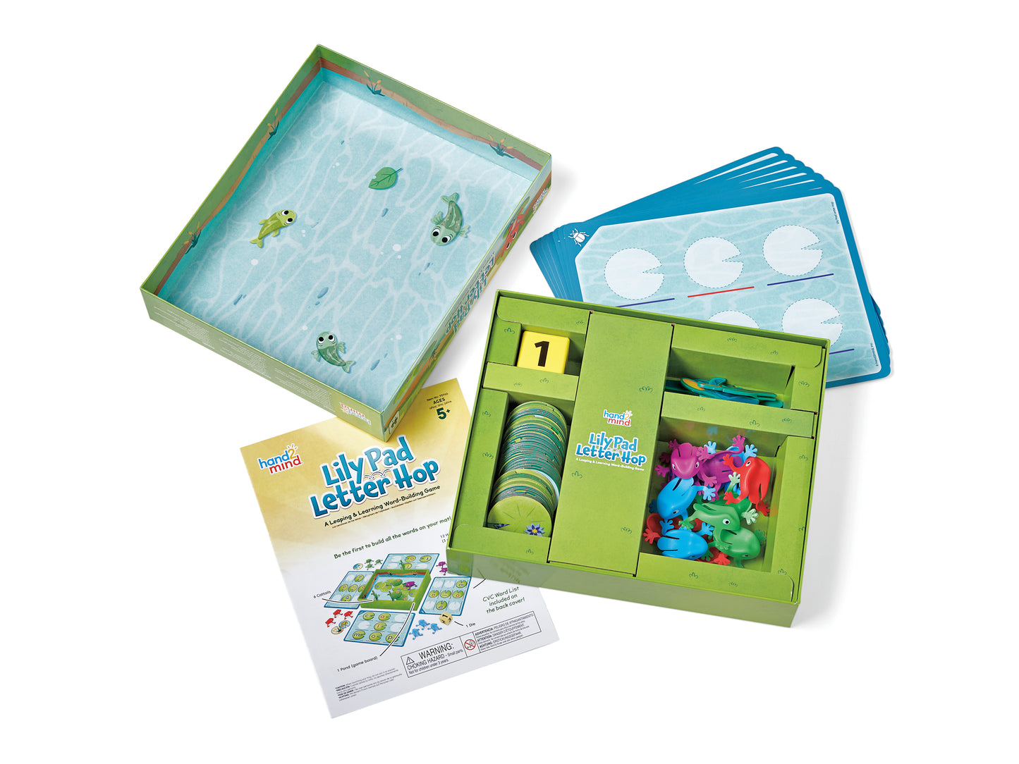 Learning Resources Lily Pad Letter Hop Word-Building Game