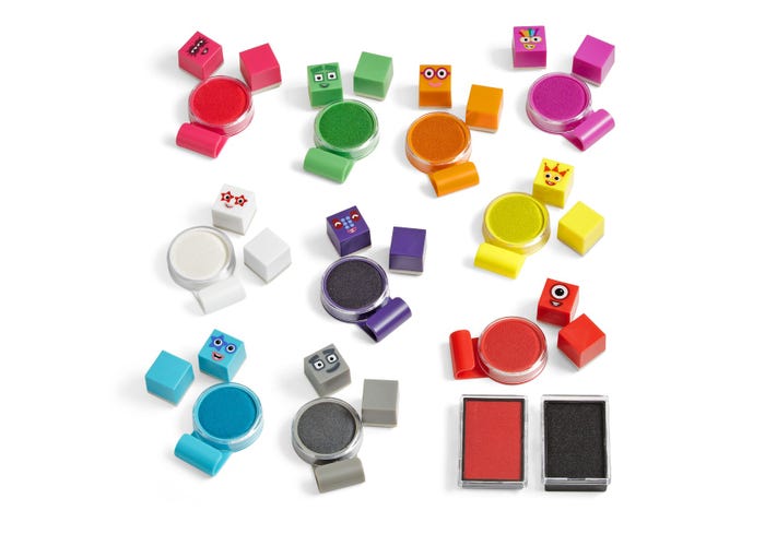 Learning Resources Numberblocks Stampoline Park Stamp Activity Set
