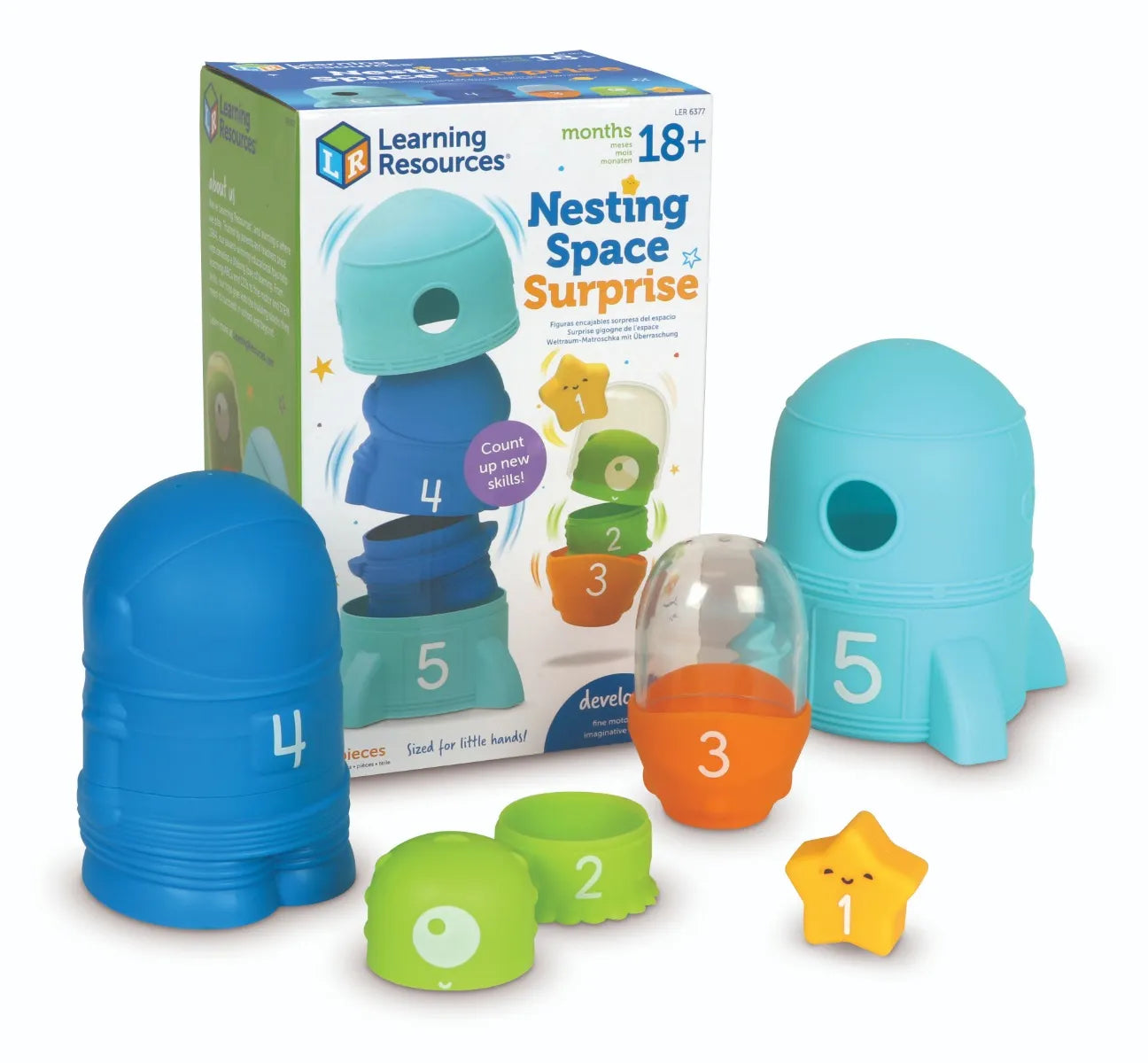 Learning Resources Nesting Space Surprise