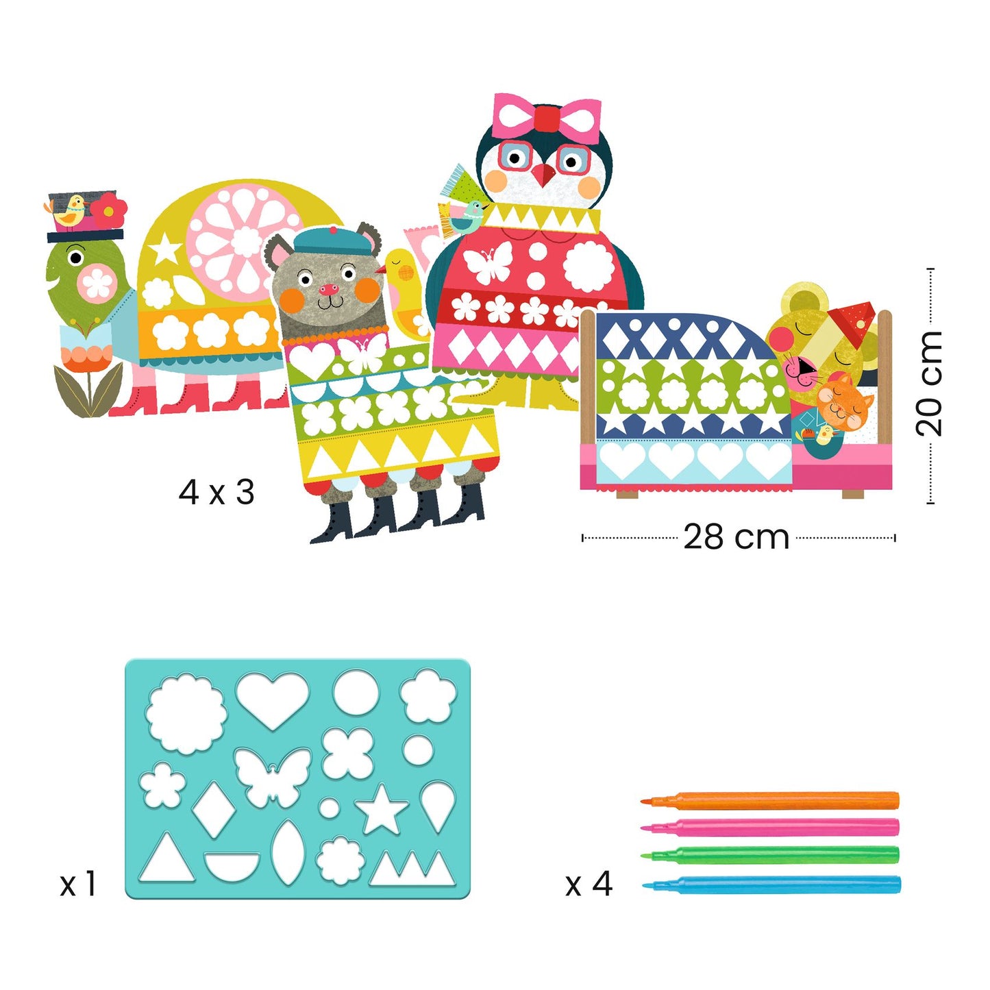 Djeco Draw With Stencils