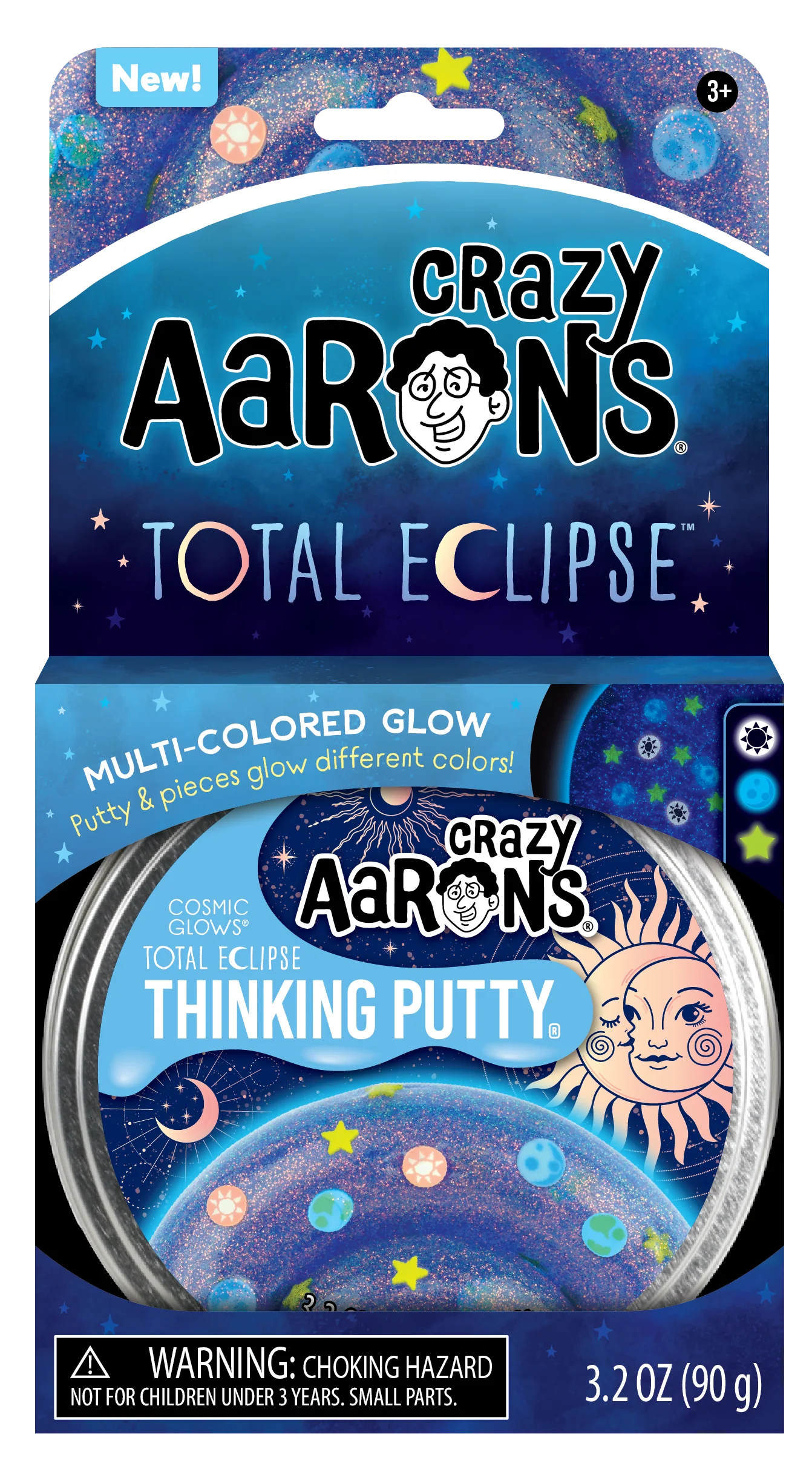 Crazy Aaron's Thinking Putty Trendsetters Total Eclipse
