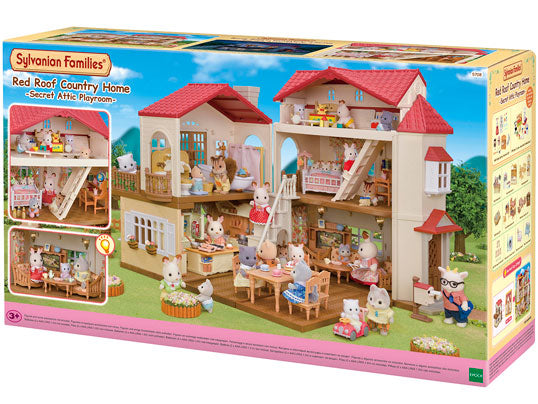 Sylvanian Families Red Roof Country Home - Secret Attic Playroom