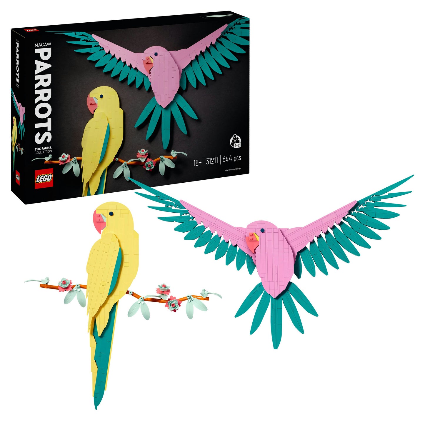 Lego ART 31211 Macaw Parrots