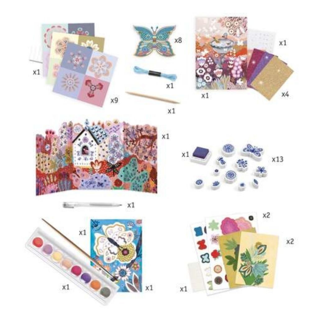 Djeco Multi Activity Sets - The Flower Garden