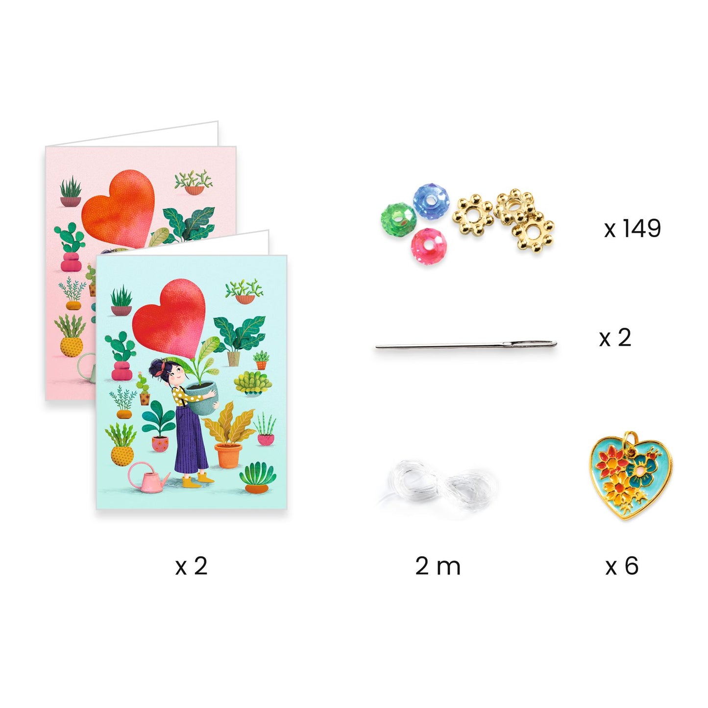 Djeco Heart 2 Heart Beads & Jewellery