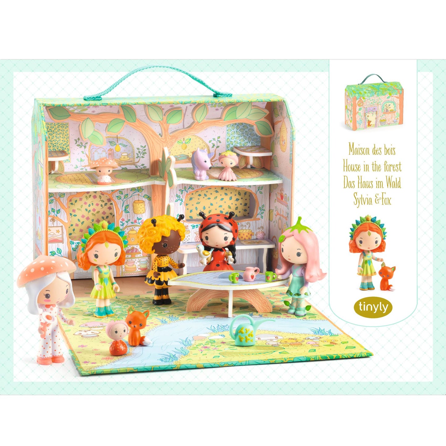 Tinyly By Djeco Sylvia & Fox’s House In The Woods