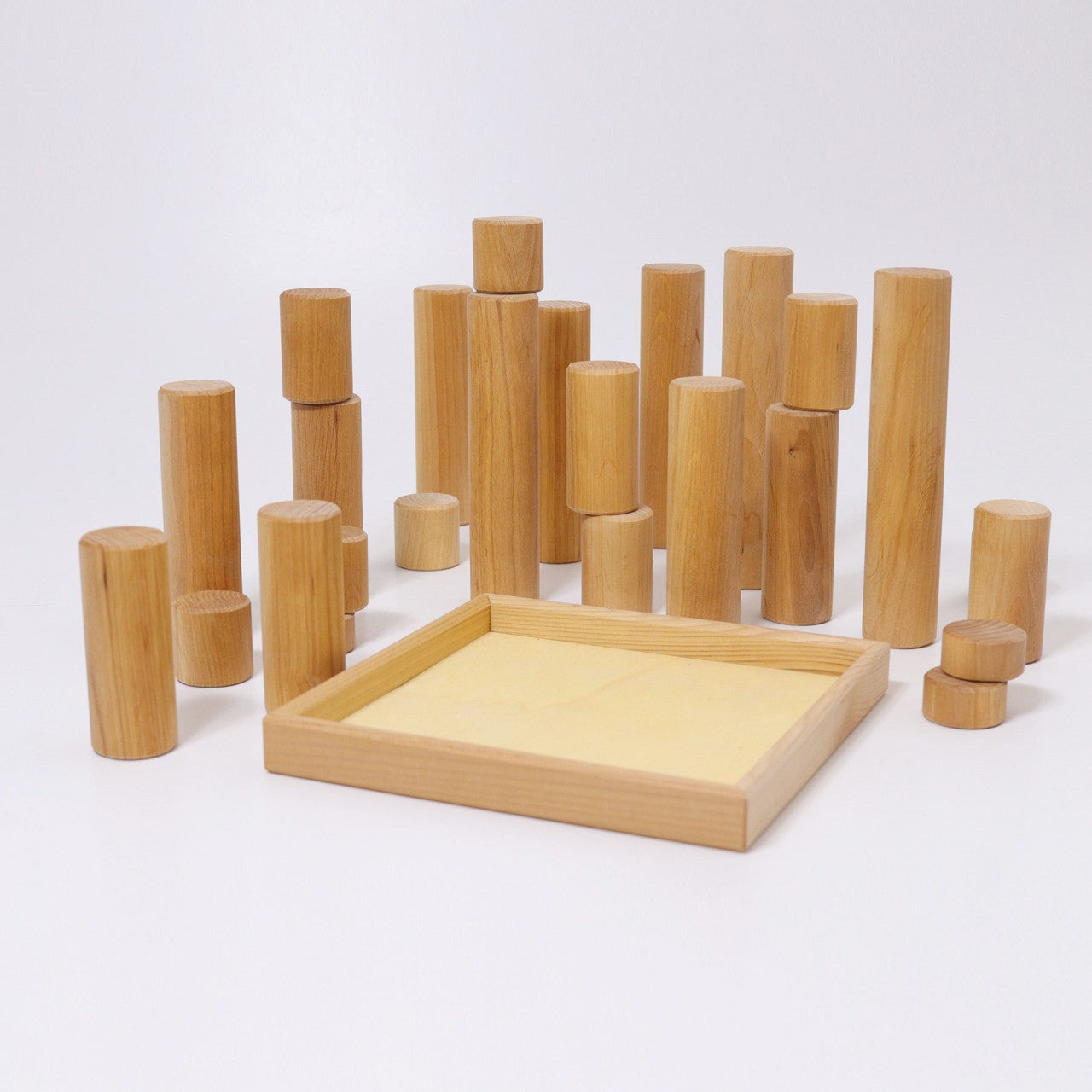 Grimms Large Building Rollers Natural