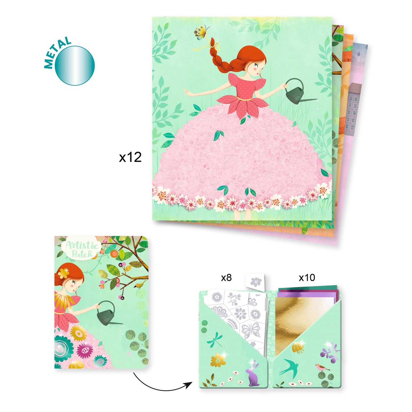 Djeco Artistic Patch Fair Maidens (F)