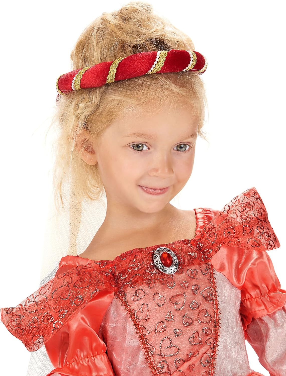 Vah Medieval Veil Isabella Red