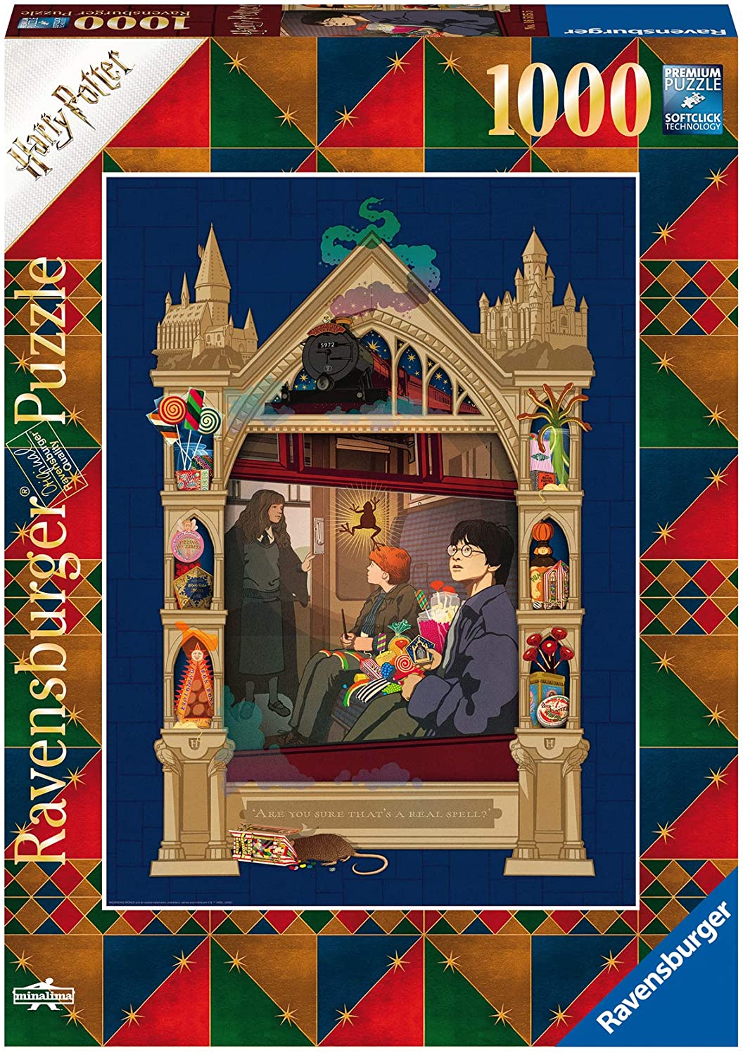 Ravensburger Harry Potter At home with the Weasley Family 1000pc Jigsaw Puzzle