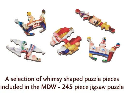 Wentworth Wooden Puzzles Extra Difficult Festival of Nutcrackers - Maxi 245 pcs