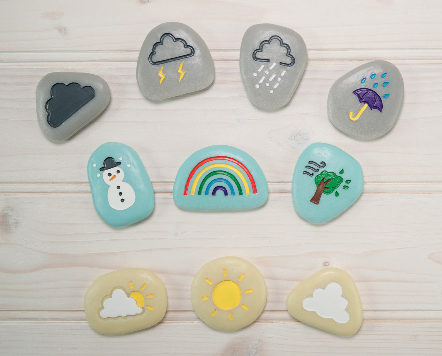 Yellow Door Weather Stones