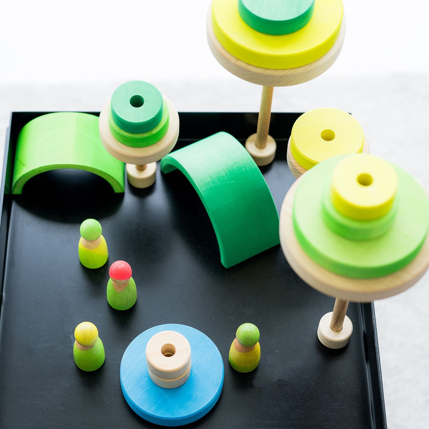 Grimms Conical Tower Neon Green