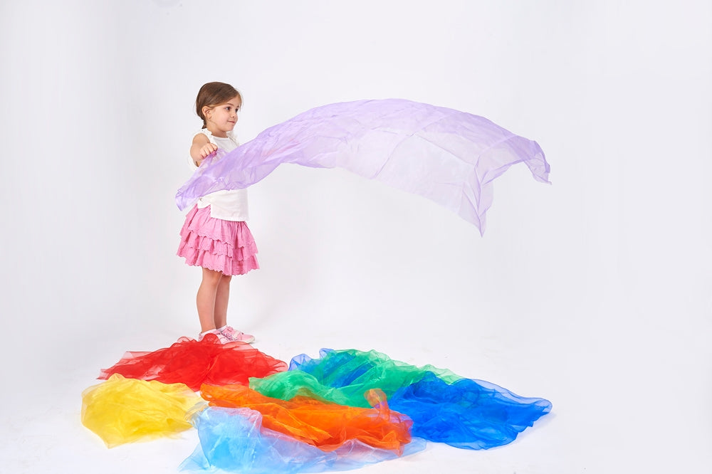 TickiT Rainbow Organza Fabric