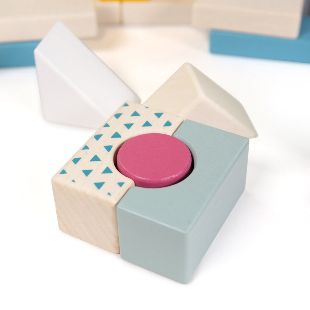 BigJigs Drum of 50 Blocks - FSC 100%