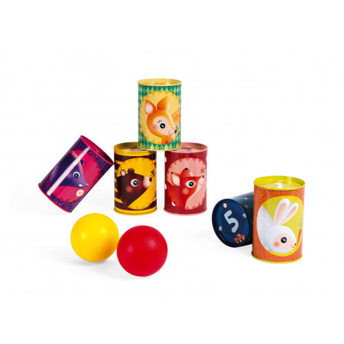 Janod Forest Tumbling Cans