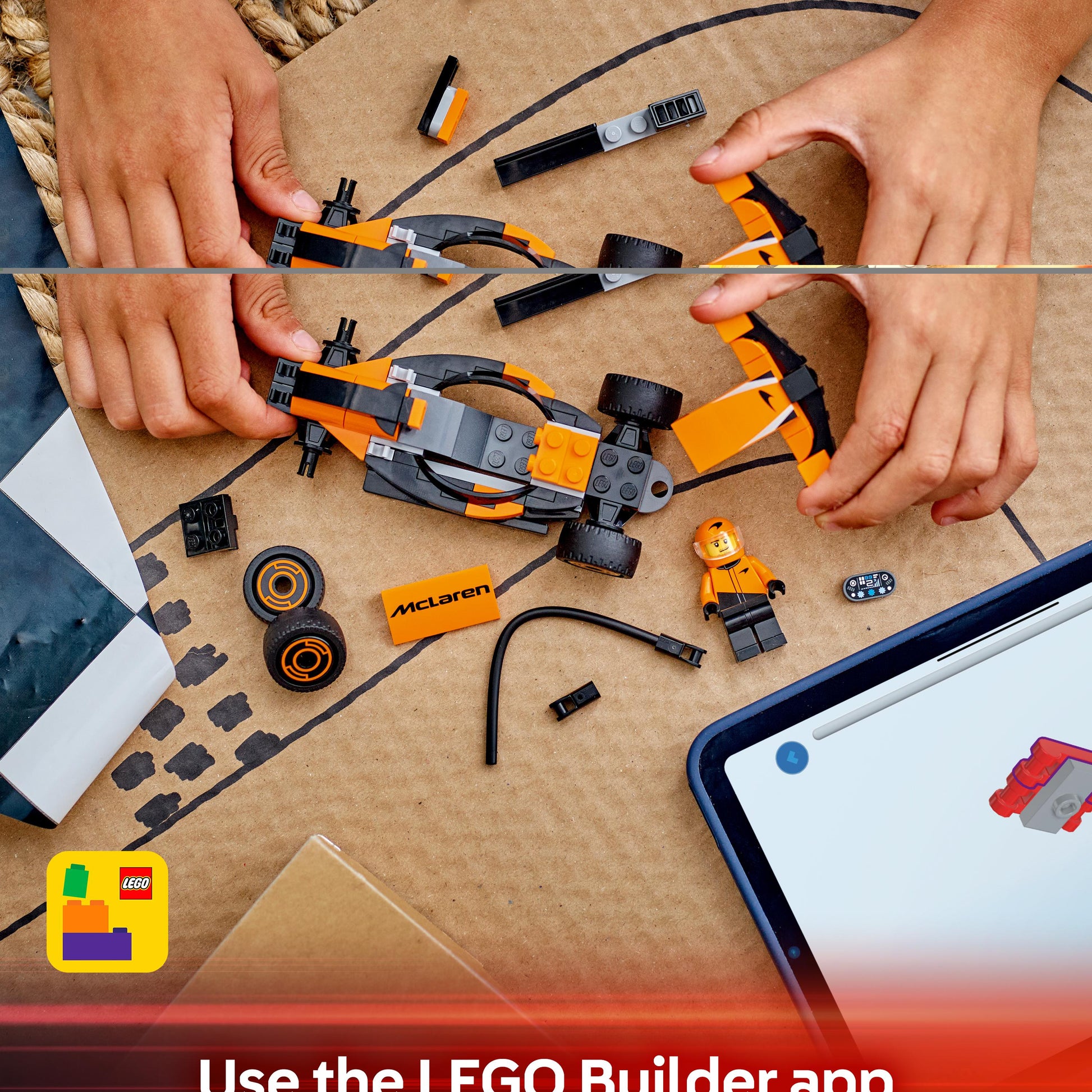 Lego City Formula 1 60442 F1® Driver with McLaren Race Car