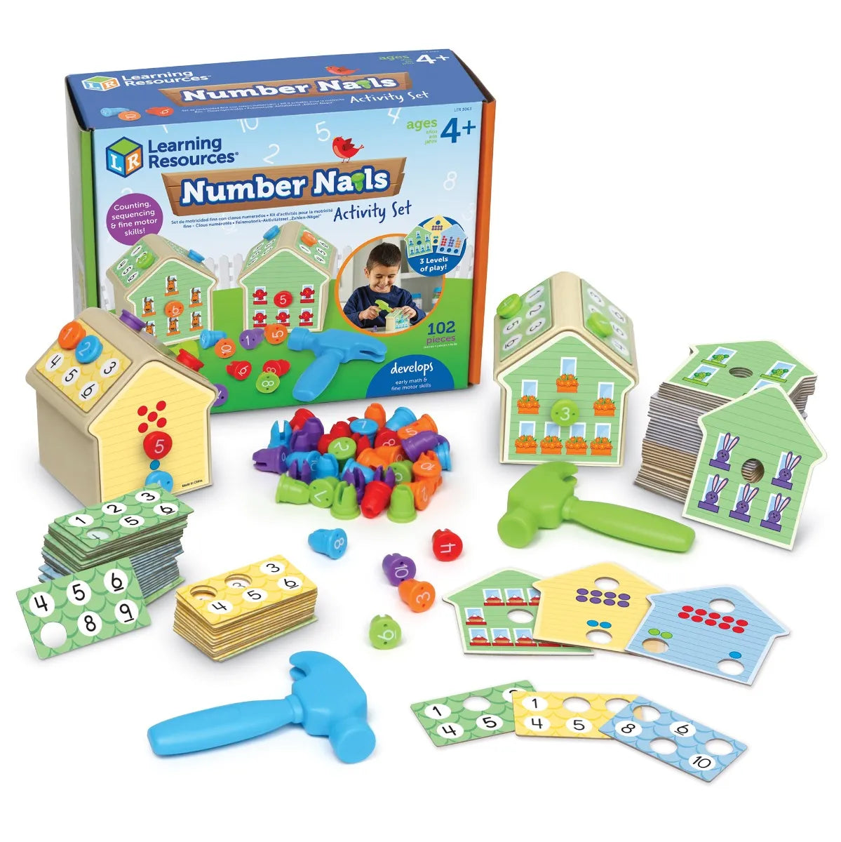 Learning Resources Number Nails! Activity Set