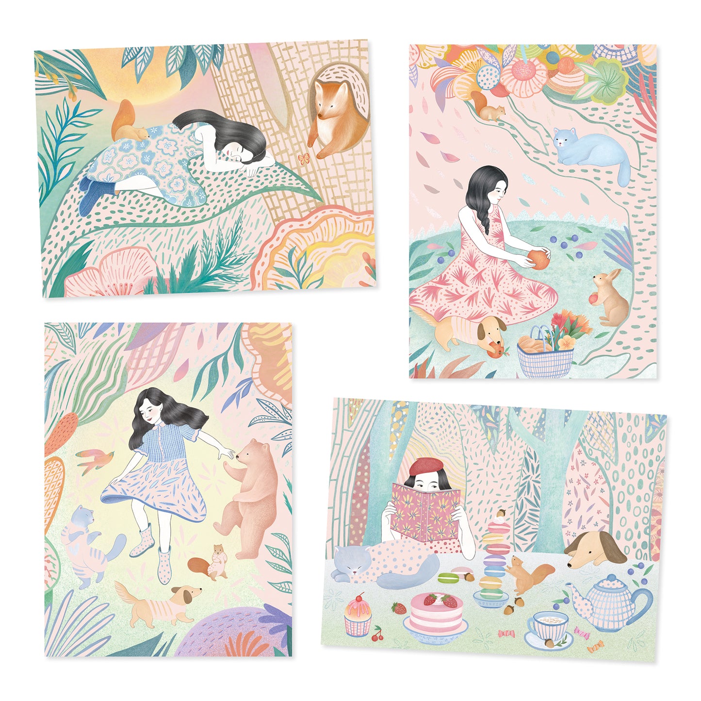 Djeco The Picnic Scratch Cards