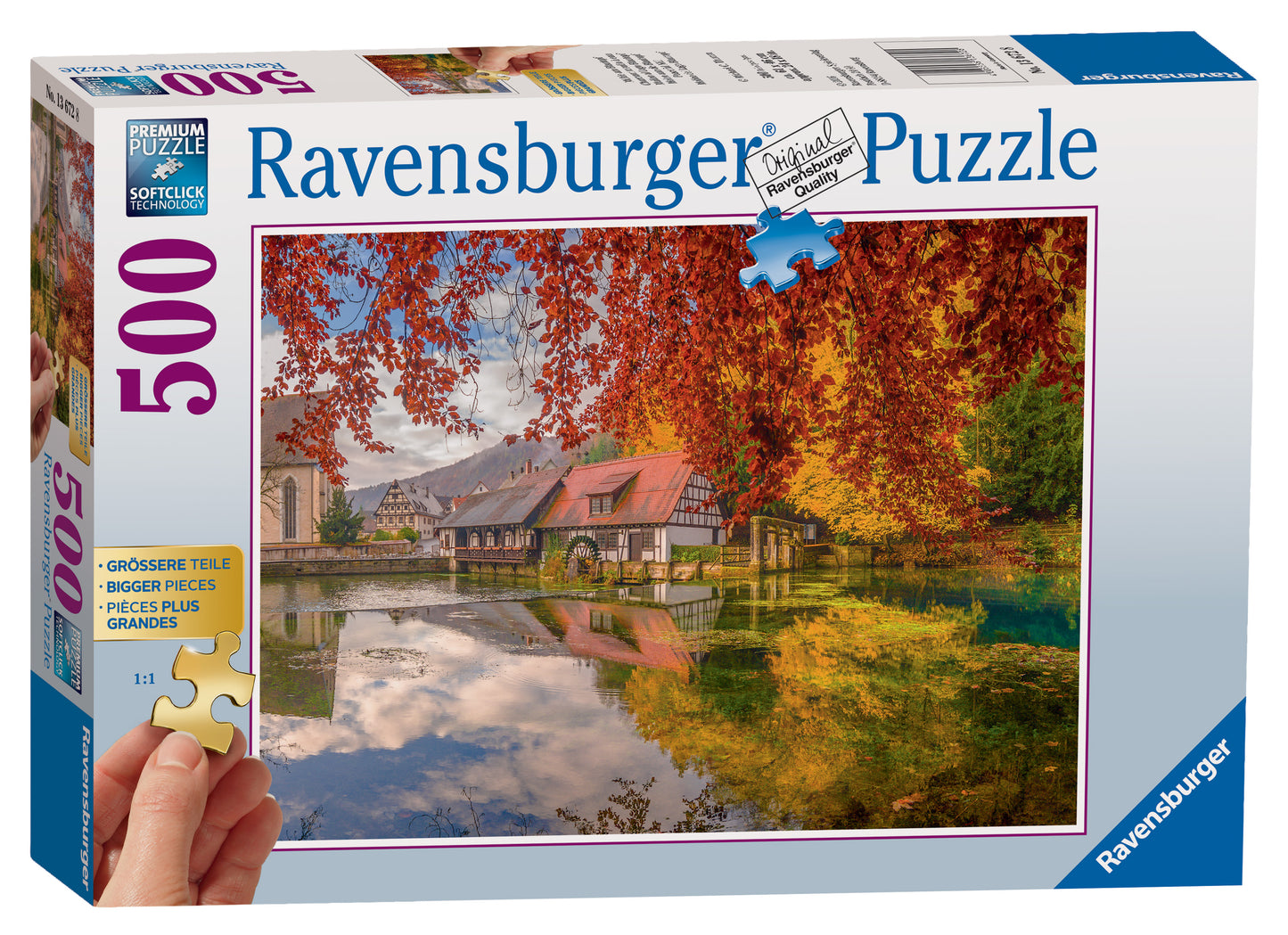 Ravensburger Peaceful Mill, Extra Large 500pc Jigsaw Puzzle