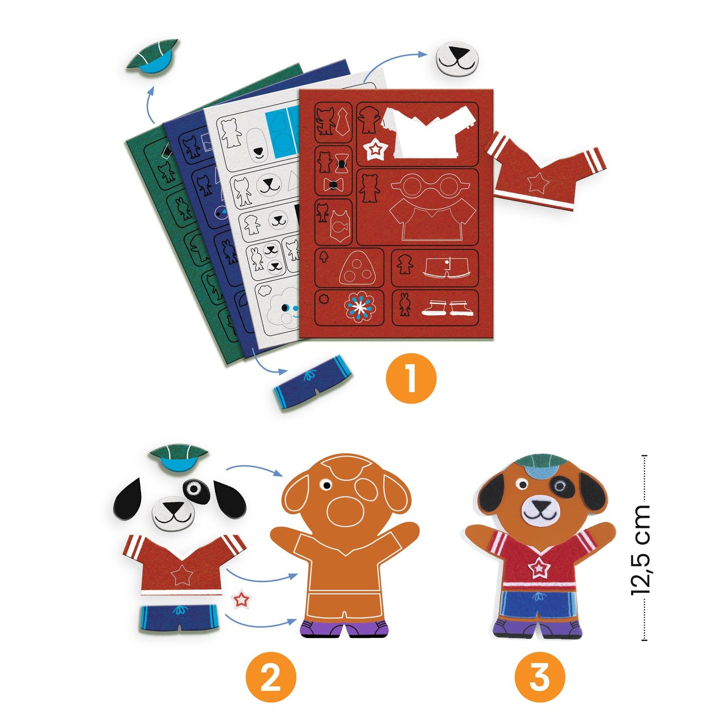 Djeco DIY Magnets To Decorate Funky Family