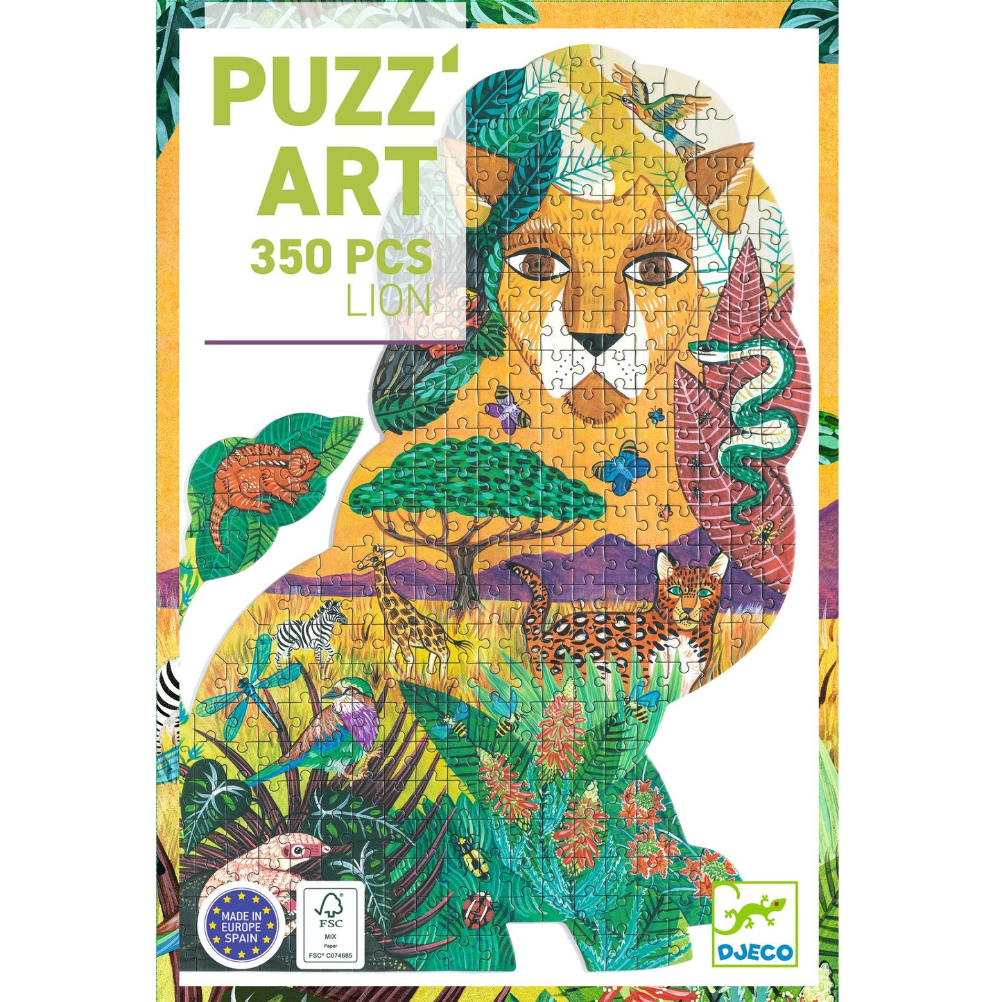 Djeco Lion 350 Pcs Puzz'art Puzzle