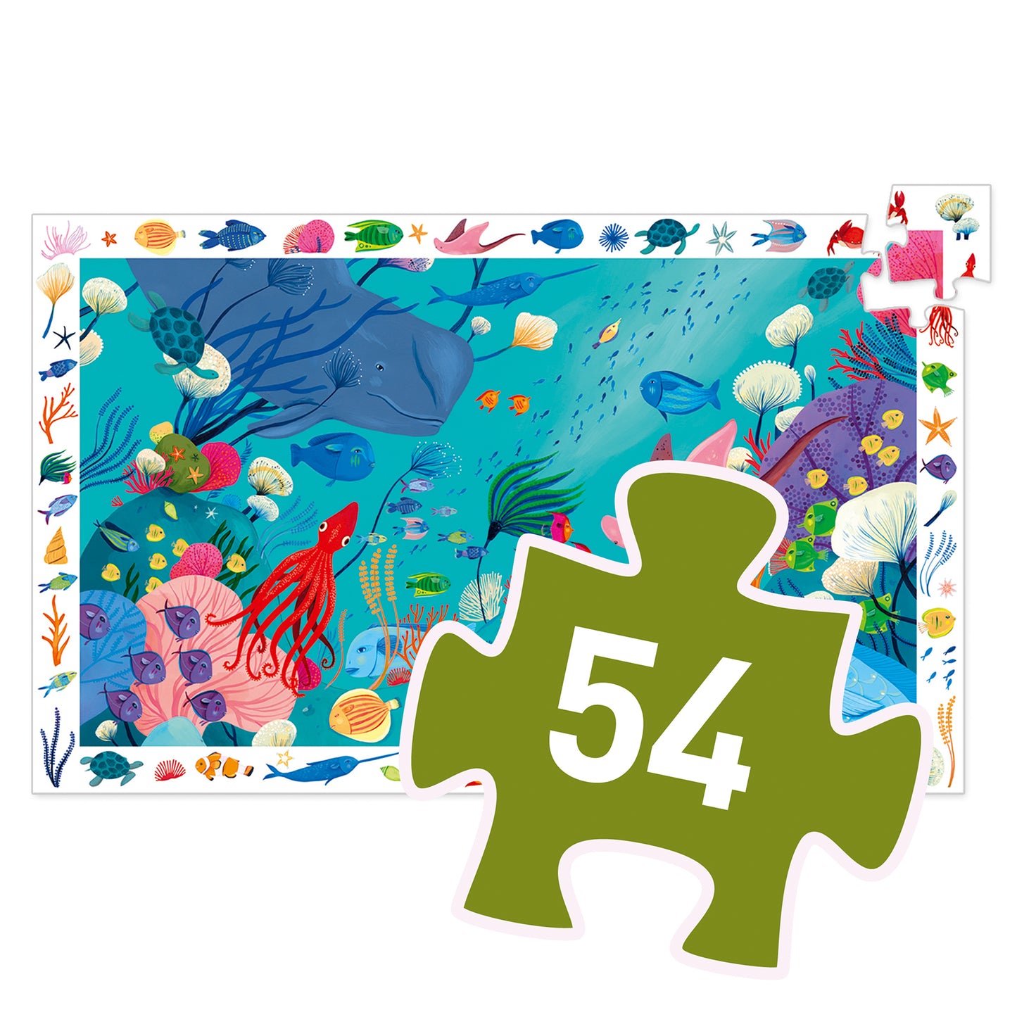 Djeco Aquatic 54 pcs Observation Puzzle