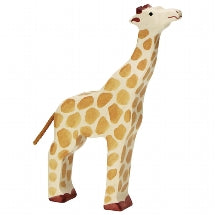 Holztiger Giraffe, Head Raised