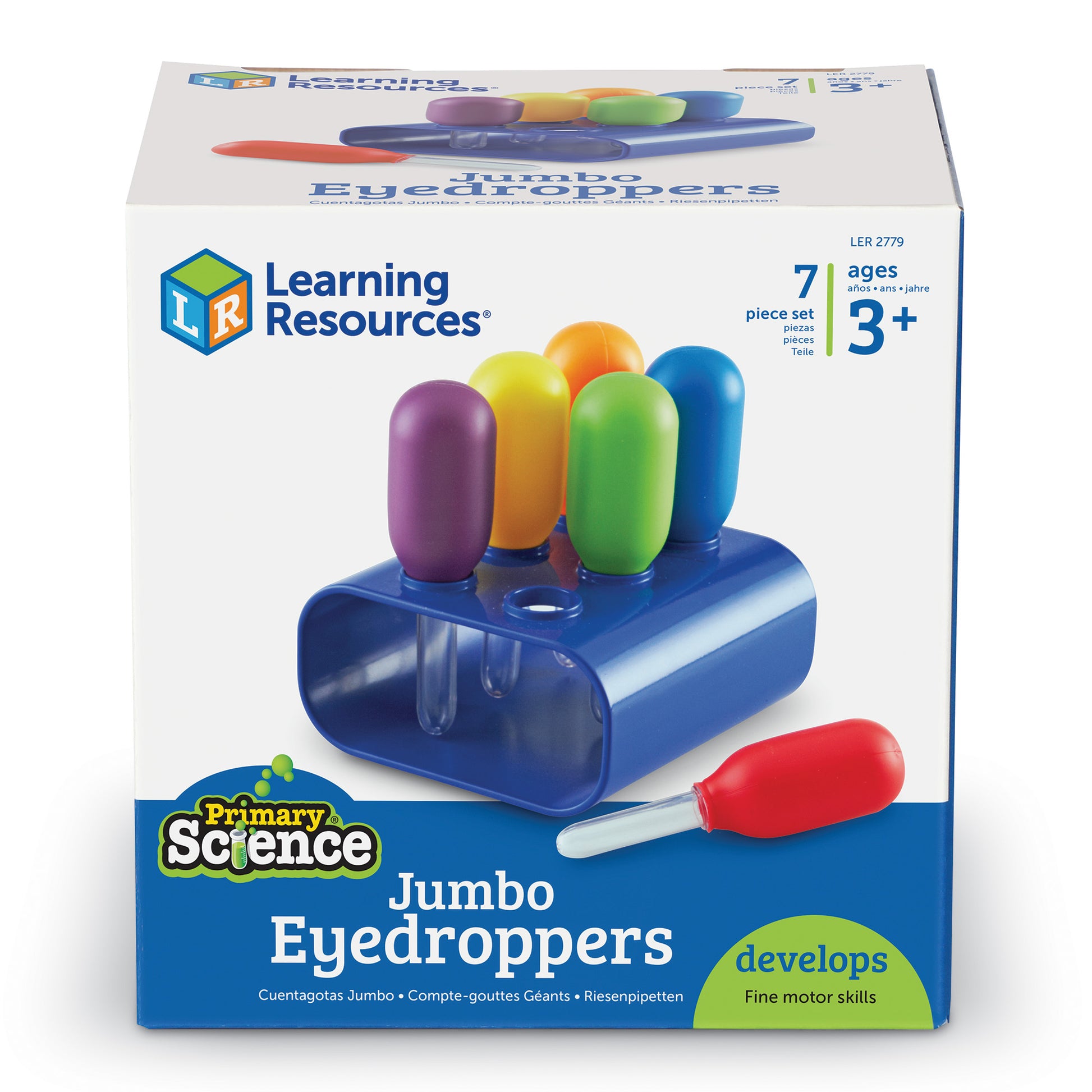 Learning Resources Jumbo Eyedroppers With Stand
