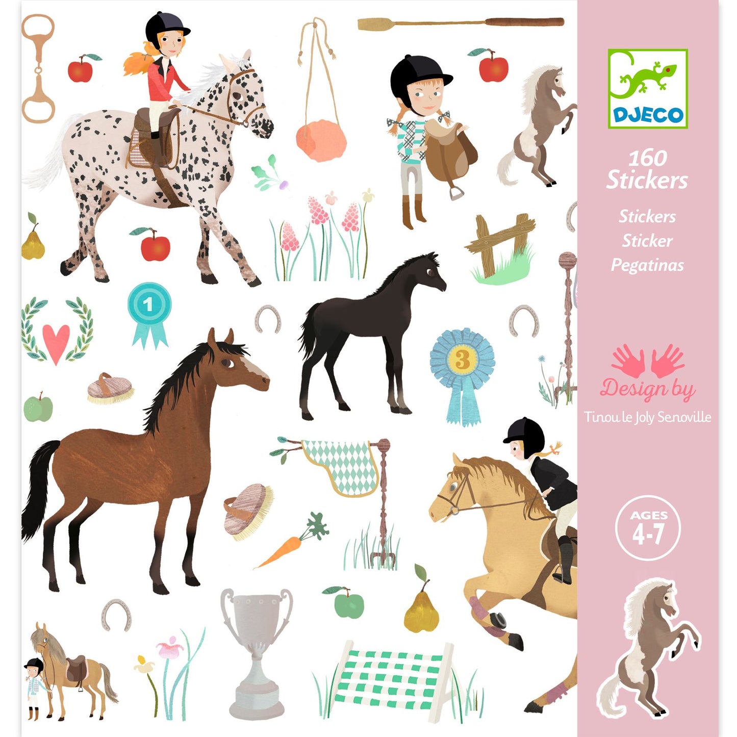 Djeco Stickers Horses