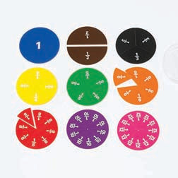 Edx Education Fraction Circles-Printed