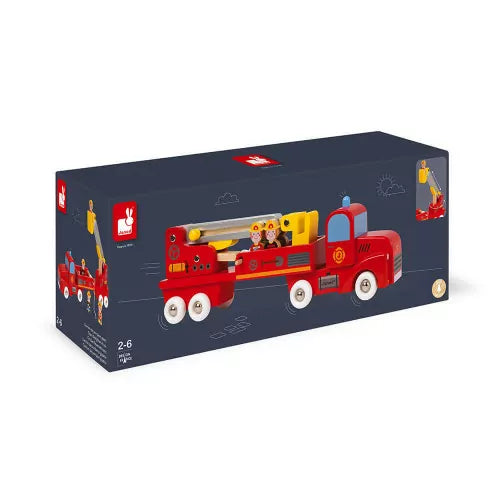 Janod Story Giant Firefighters Truck
